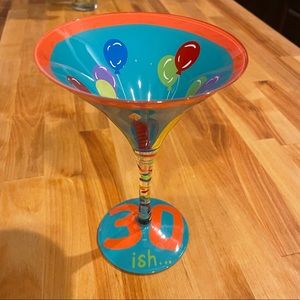 Lolita 30’ish martini glass